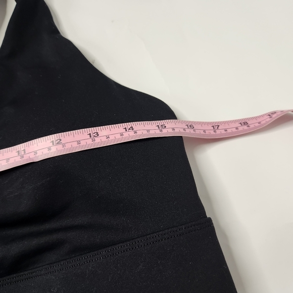 Fabletics Women's Size 12 Large Athletic Addison Bra Black Padded - Picture 7 of 8